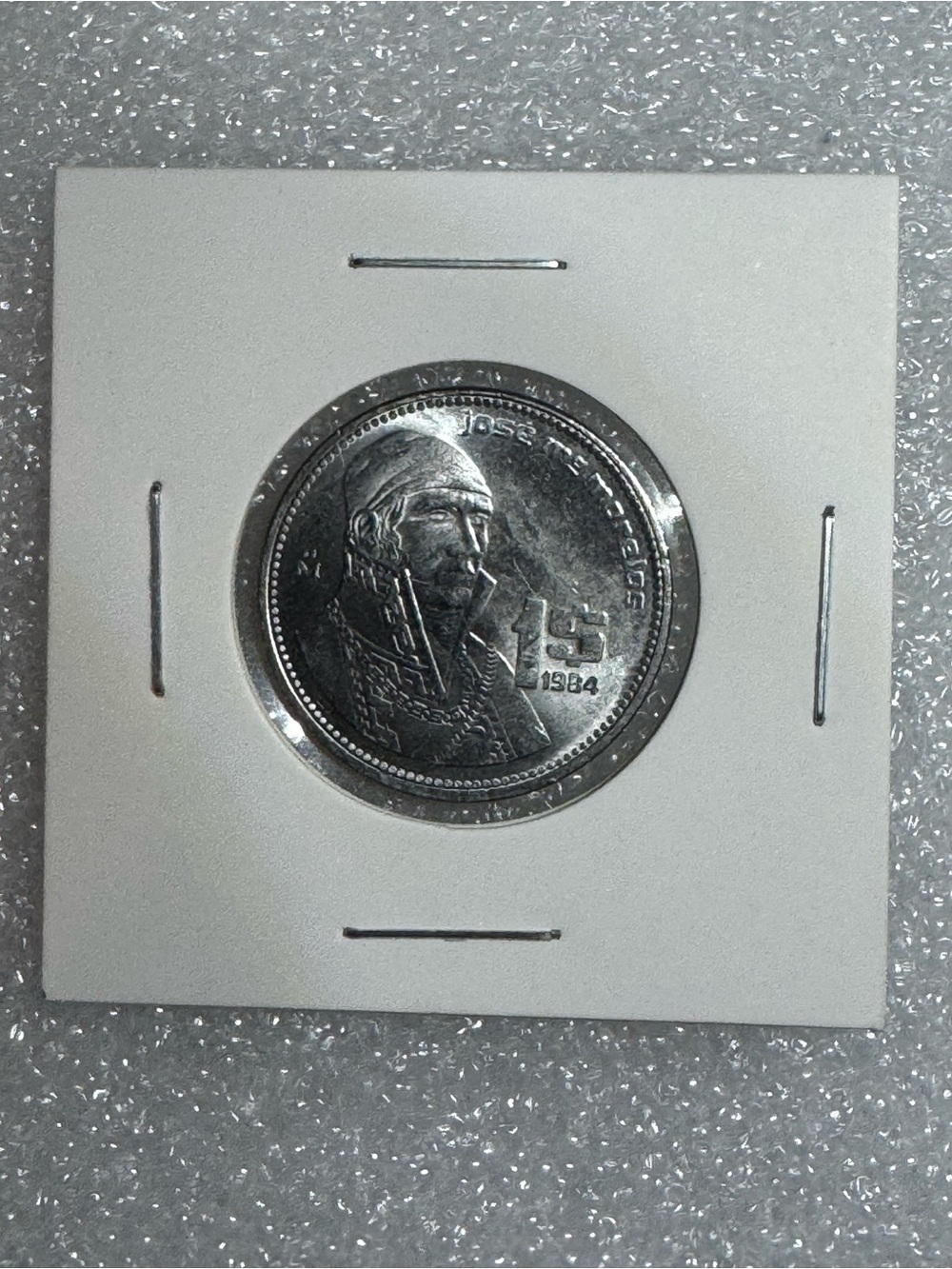 1984-Mo Mexico 1 Peso Coin
